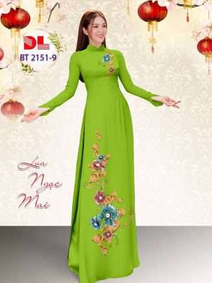 Vải Áo Dài Hoa In 3D AD BT2151 30